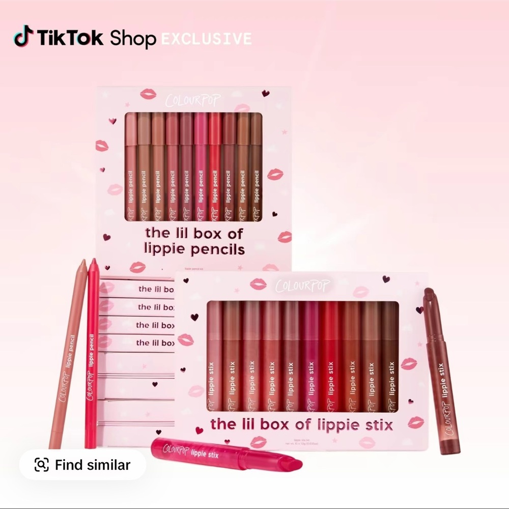 ColourPop Mini Lippie Pencils & Lippie Stix Set - Nude, Pink, Red, Brown - Picture 2 of 2